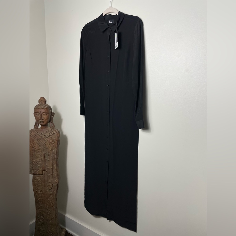 NWT The Kooples Glam Long sleeve Shirt Dress Size 1 (The Kooples Size S)